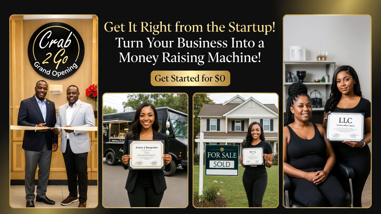 Get It Right from the Startup! Turn Your Business Into a Money Raising Machine - Get Started for $0