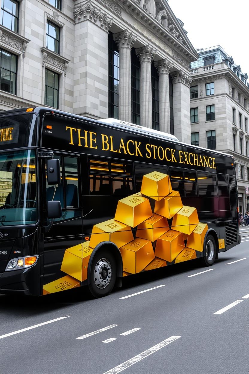 BlackStock.Exchange Tour Bus